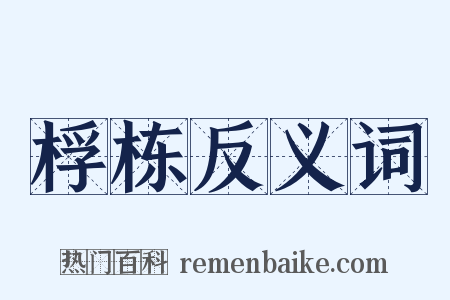 桴栋反义词是什么意思的图片